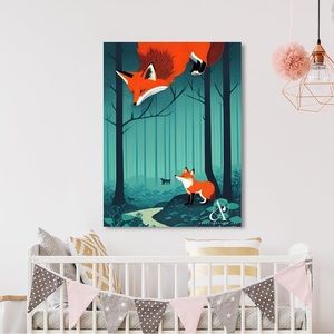 Kids Art - Fox Trail